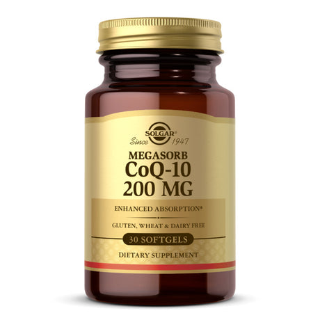 Solgar CoQ10 Megasorb, 200 mg, 30 Softgels - Solgar