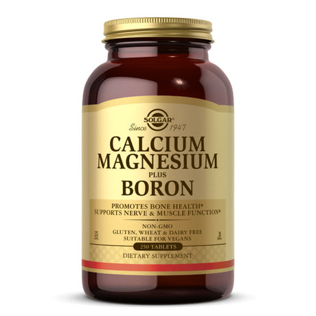 Solgar Calcium Magnesium Plus Boron, 250 Tablets - Solgar