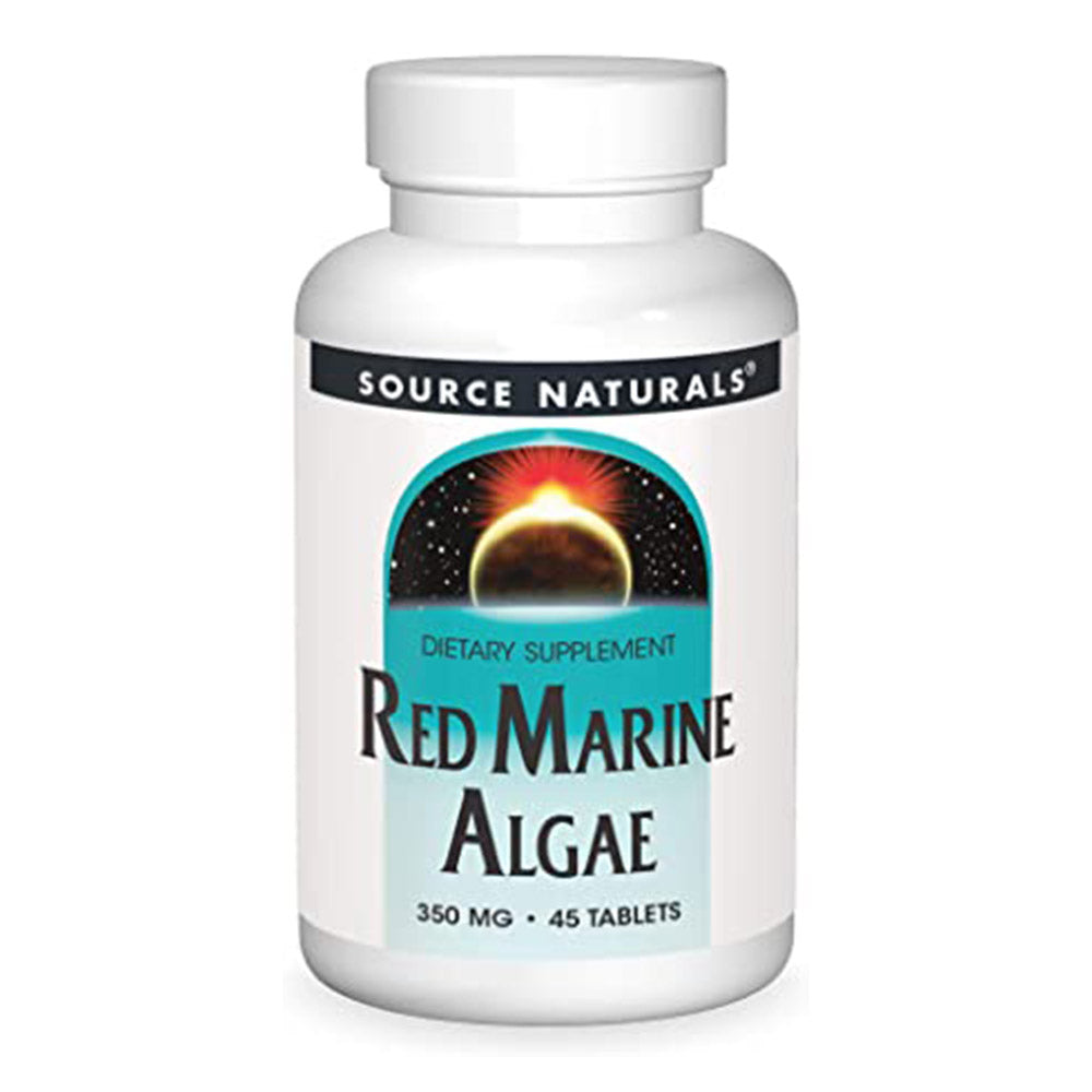 Red Marine Algae, 350 mg, 45 Tablets - Source Naturals - Source Naturals