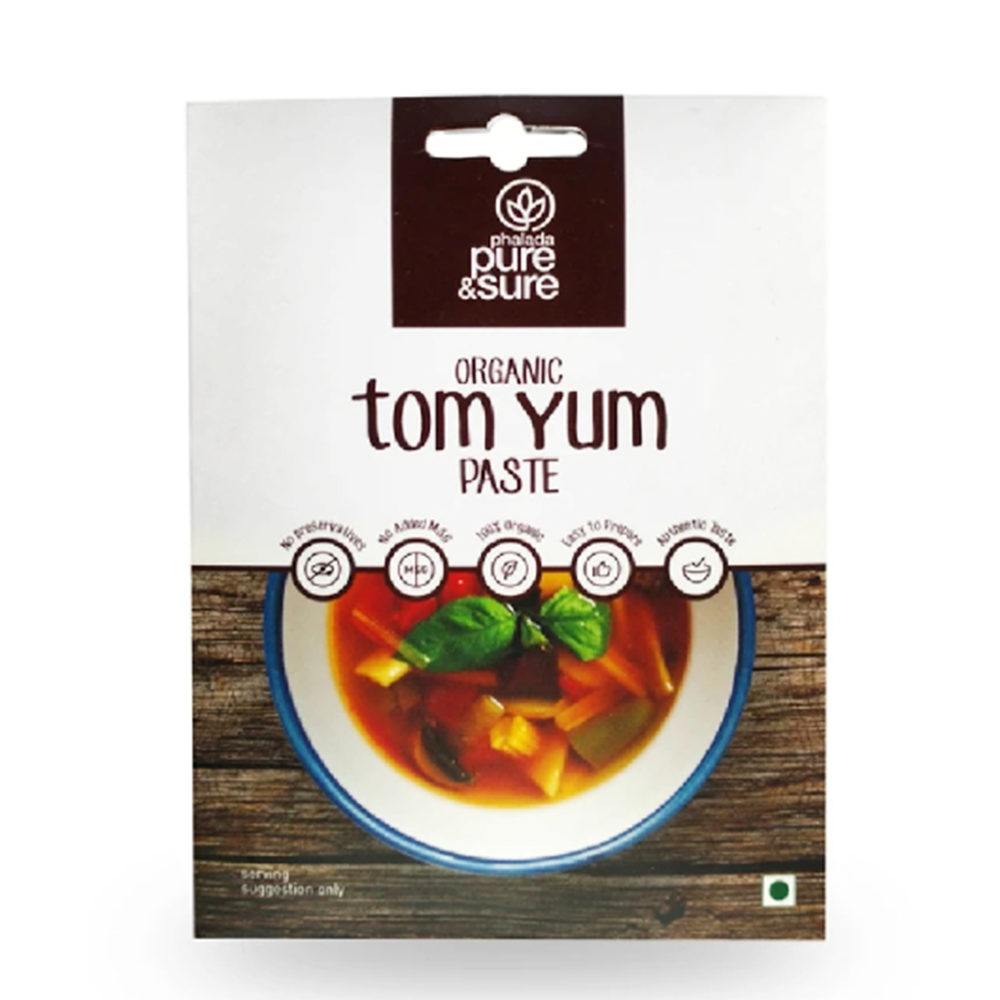 Pure & Sure Organic Tom Yum Paste, 50 Gm - Pure & Sure