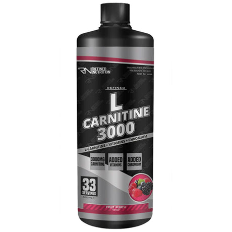 Refined Nutrition L-Carnitine, 3000 mg, Fruit Punch - Refined Nutrition