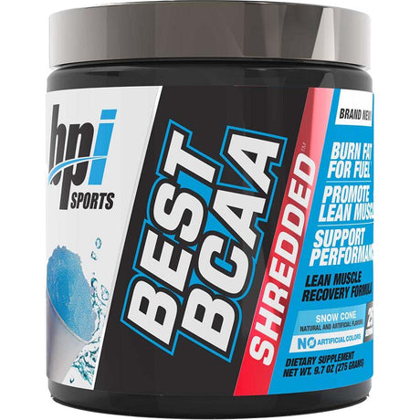 BPI Sports Best BCAA Shredded, Snow Cone, 25 - bpi Sports