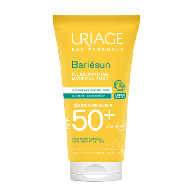 Bariesun Matifying Fluid SPF50+, 50 ML - Uriage - Uriage Eau Thermale