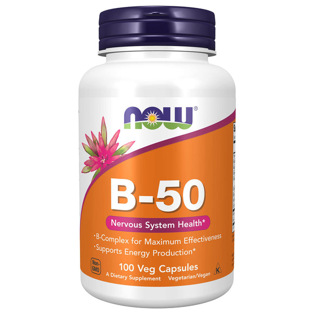 Now B-50, 100 Veggie Capsules - Now