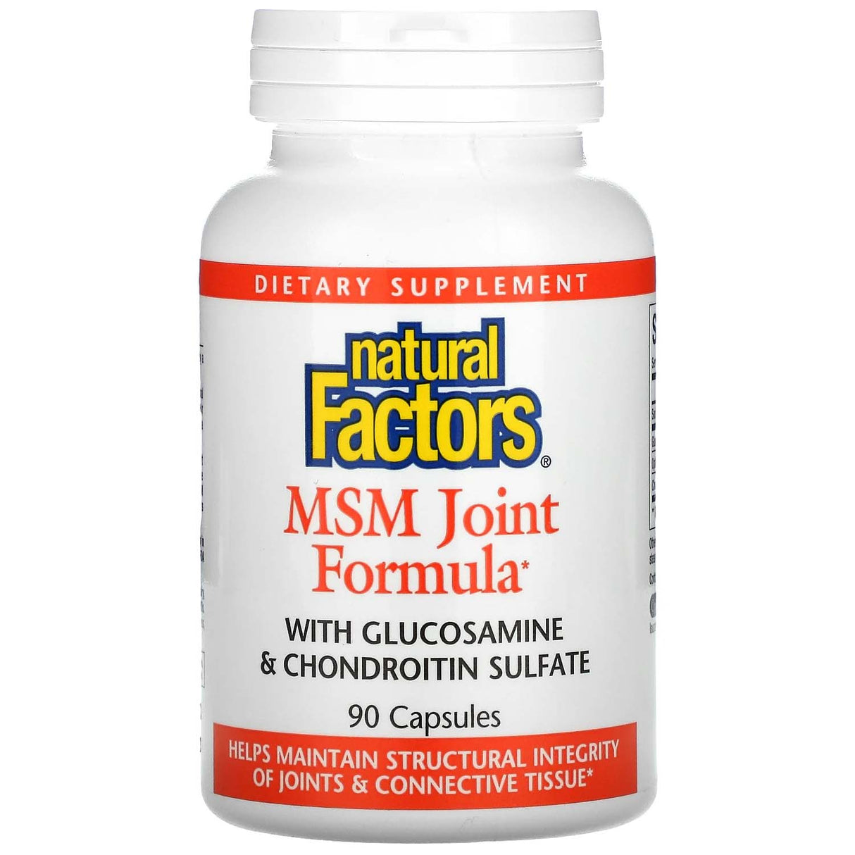 Natural Factors Joint Formula MSM, 90 Capsules - Natural Factors