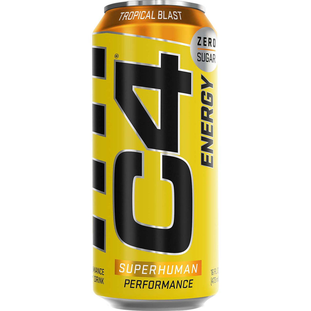 Cellucor C4 Original Carbonated Energy Drink, Tropical Blast, 473 ml - Cellucor