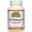 Natural Factors Hi Potency B Compound, 50 mg, 90 Tablets - Natural Factors