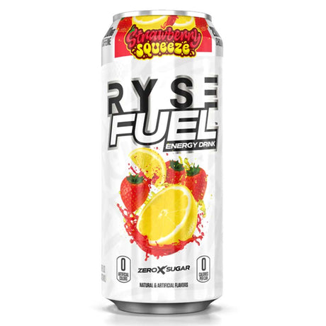 RYSE Fuel Energy Drink, Strawberry Squeez, 1 Can - RYSE