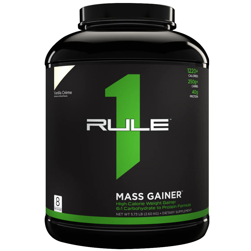 Rule 1 Mass Gainer, Vanilla Cream, 5.78 LB - Rule 1