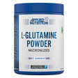 Micronized Unflavored L-Glutamine Powder, Applied Nutrition, 500 Gm - Applied Nutrition