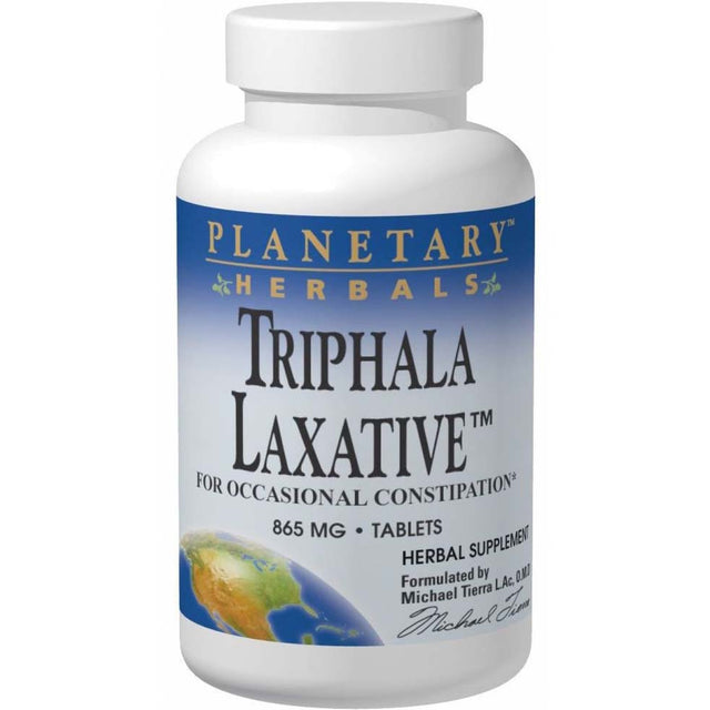 Planetary Herbals Triphala Laxative, 865 mg, 60 Tablets - Planetary Herbals