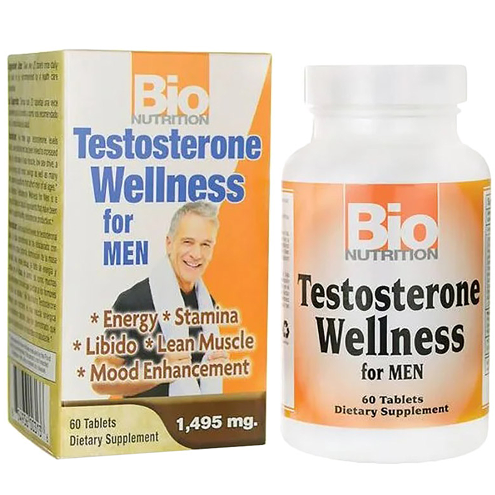 Bio Nutrition Testosterone Wellness, 60 Tablets - Bio Nutrition