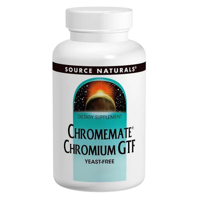 ChromeMate® Chromium GTF by Source Naturals, 200 mg, 60 Tablets - Source Naturals