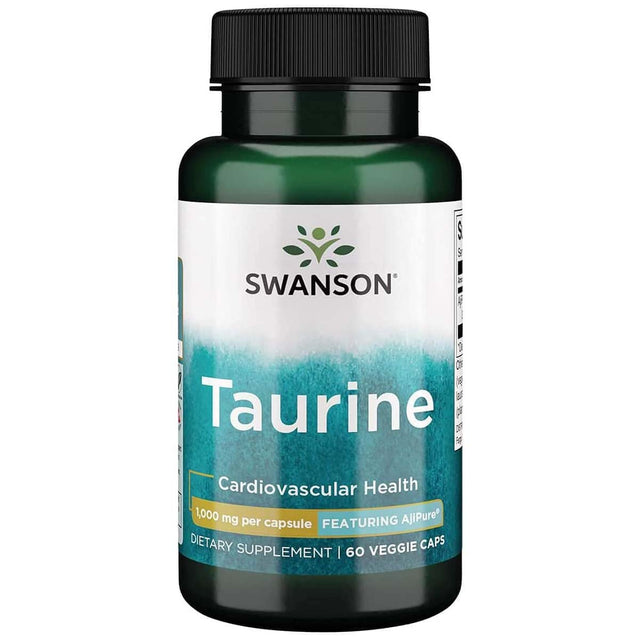 AjiPure Taurine, 500 mg, 60 Veggie Capsules - Swanson - Swanson