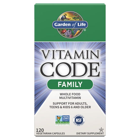 Vitamin Code Family Multivitamin, Garden of Life, 120 Capsules - Garden Of Life