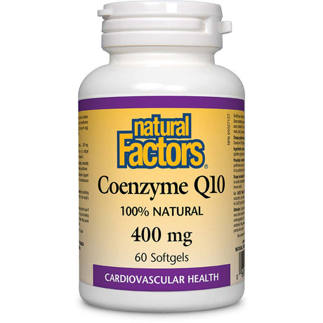 Coenzyme Q10, 400 mg, 60 Softgels, Natural Factors - Natural Factors