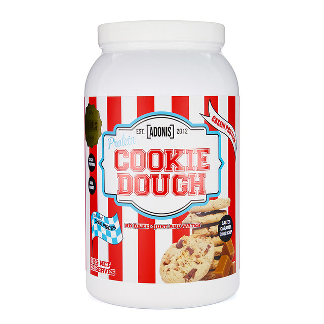 Salted Caramel Choc Chip Adonis Protein Cookie Dough, 1 kg - Adonis Gear