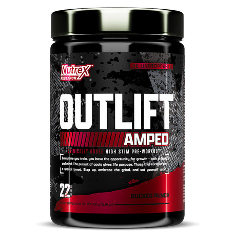 Nutrex Research Outlift Amped, Sucker Punch, 22 - Nutrex Research