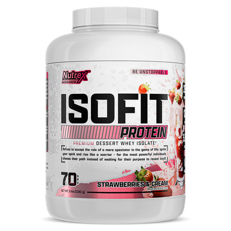 Nutrex Research Isofit, 5 LB, Strawberries & Cream - Nutrex Research