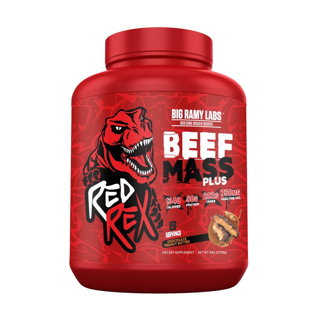 Big Ramy Labs Red Rex Beef Mass Plus, Chocolate Peanut Butter, 6 LB - Big Ramy Labs Redrex