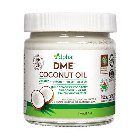 Alpha Health DME Coconut Oil, Peppermint, 110 ML - Alpha Health