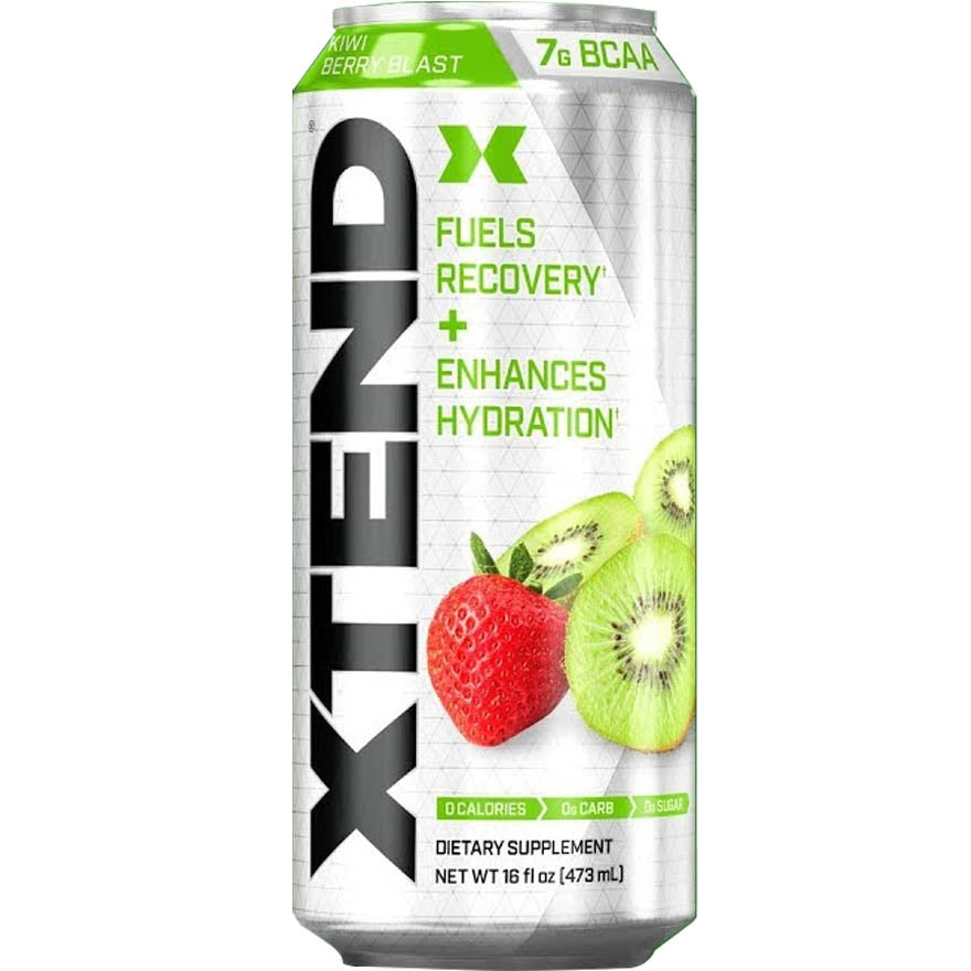 Xtend Carbonated Zero Sugar Hydration & Recovery Drink, Kiwi Berry Blast, 1 Piece - Xtend