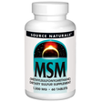 Source Naturals MSM, 1000 mg, 60 Tablets - Source Naturals