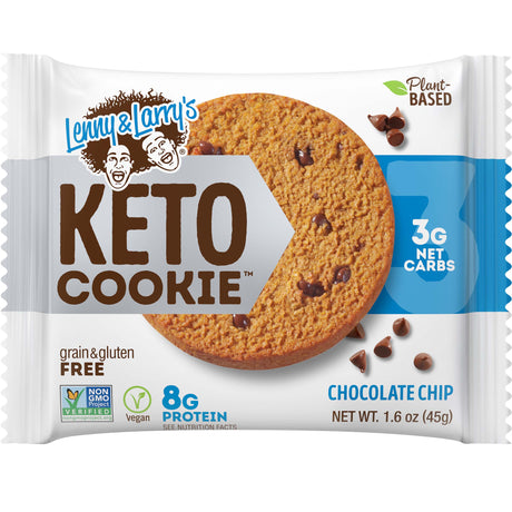 Keto Cookies, Chocolate Chip, Lenny & Larry’s, 1 Piece - Lenny & Larry’s