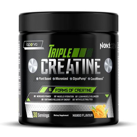 Laperva Next Gen Triple Creatine, Mango, 270 Gm - Laperva