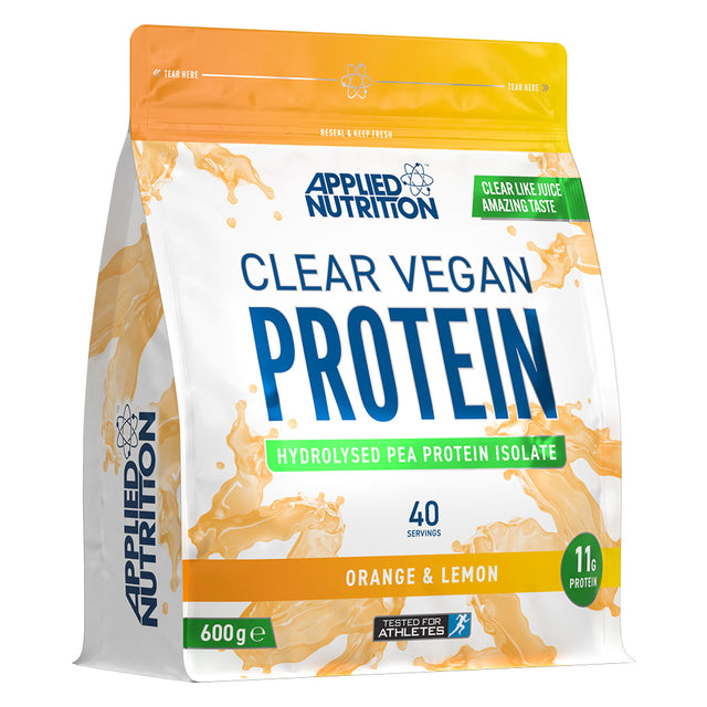 Clear Vegan Protein, Orange and Lemon, Applied Nutrition, 600 Gm - Applied Nutrition