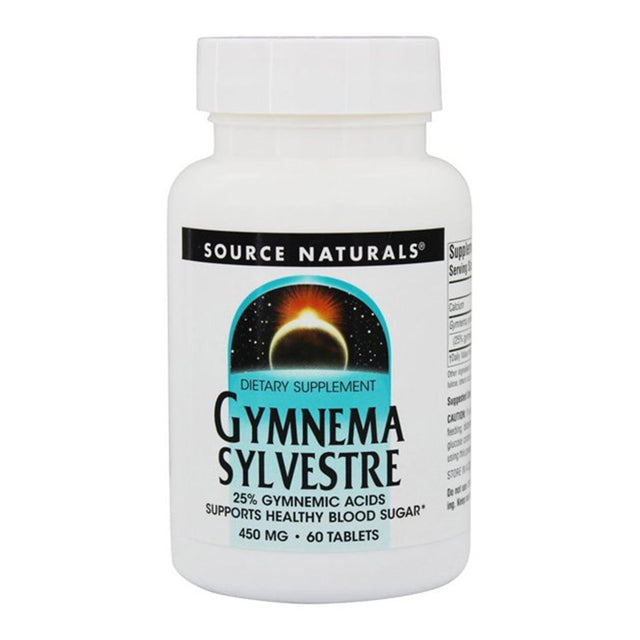 Gymnema Sylvestre, 450 mg, 60 Tablets - Source Naturals - Source Naturals