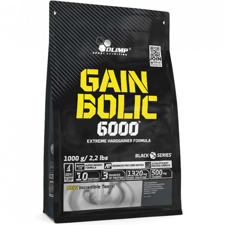 Olimp Gain Bolic 6000, Cookies and Cream, 2.2 LB - Olimp Sport Nutrition