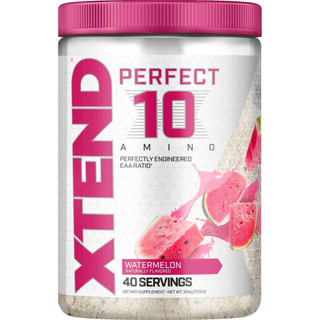 Xtend Perfect 10 Amino, Watermelon, 40 Servings - Xtend