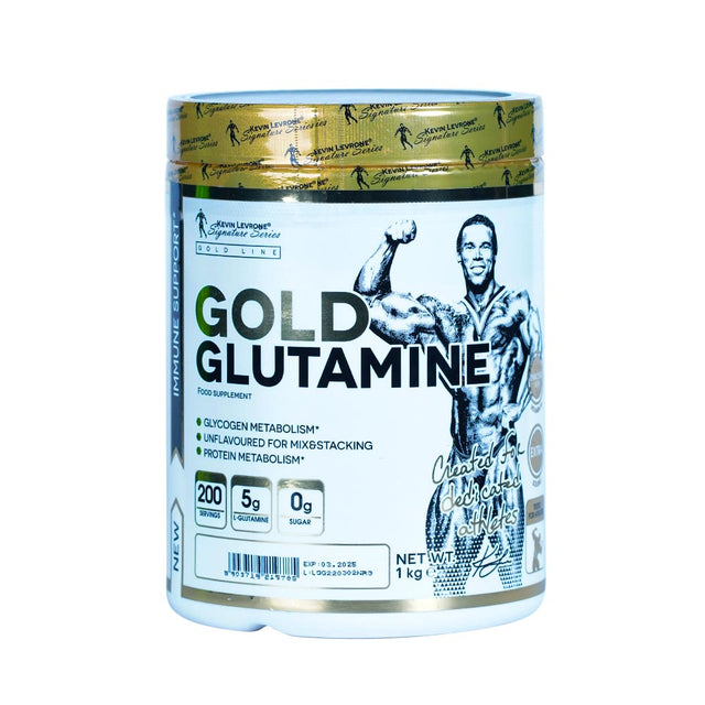 Kevin Levrone Gold Glutamine, Unflavored, 1 kg - Kevin Levrone