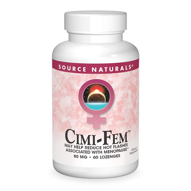 Source Naturals, 60 Lozenges, Cimi Fem, 80 mg - Source Naturals