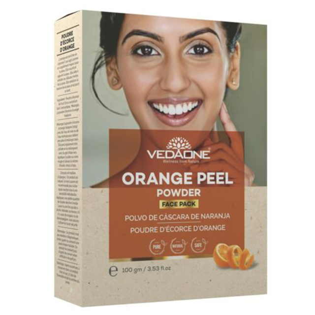 Vedaone Face Pack Orange Peel Powder, 100 Gm - Vedaone