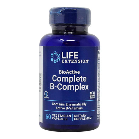 Bio Active Complete B Complex Life Extension, 60 Veggie Capsules - Life Extension