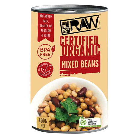 Organic Raw Mixed Bean, Every Bit, 400 Gm - Every Bit Organic Raw