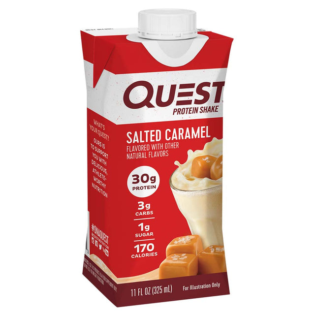 Quest Nutrition Protein Shake, Salted Caramel, 325 ML - Quest Nutrition