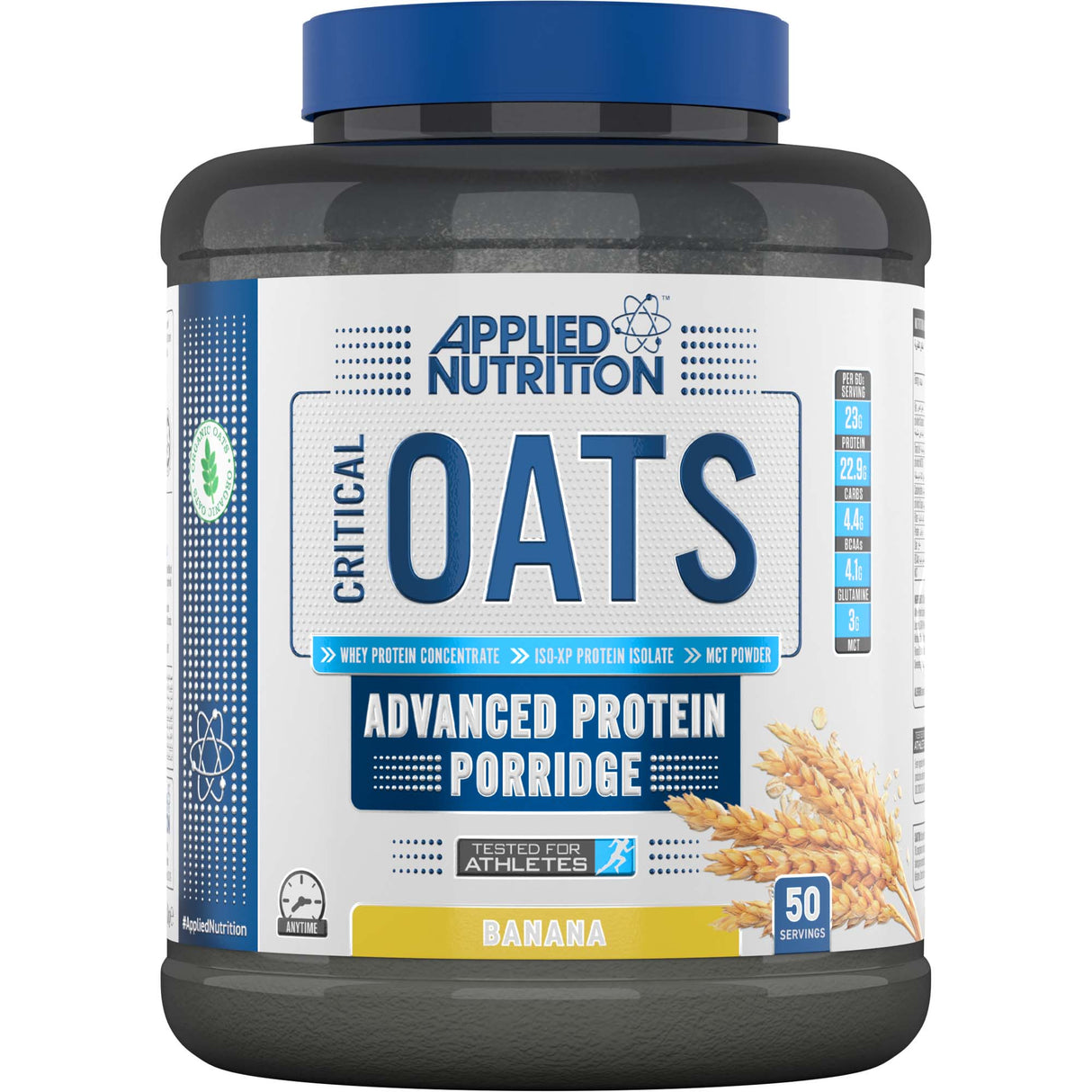 Applied Nutrition Critical Oats Protein Porridge, Banana, 3 Kg - Applied Nutrition