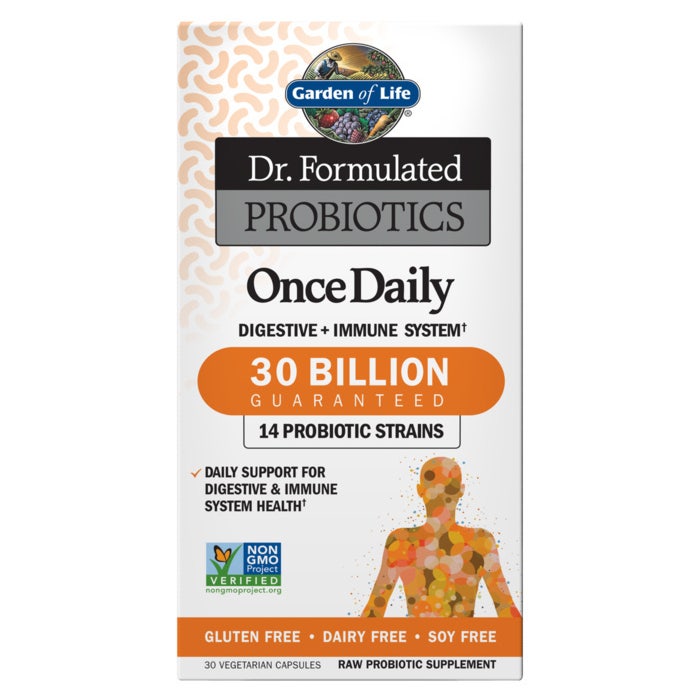 Dr. Formulated Probiotics Once Daily, 30 Capsules, 30 Billion CFU - Garden of Life - Garden Of Life