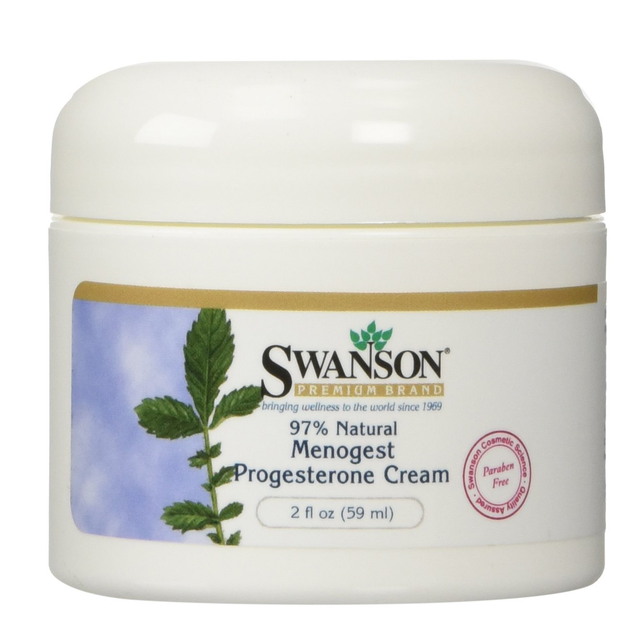 Swanson Progesterone Cream, Menogest, 59 ML - Swanson