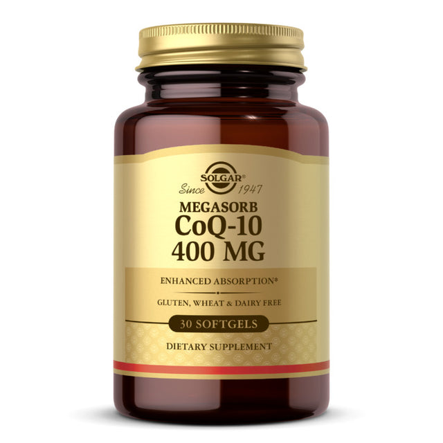 Solgar CoQ10 Megasorb, 400 mg, 30 Softgels - Solgar