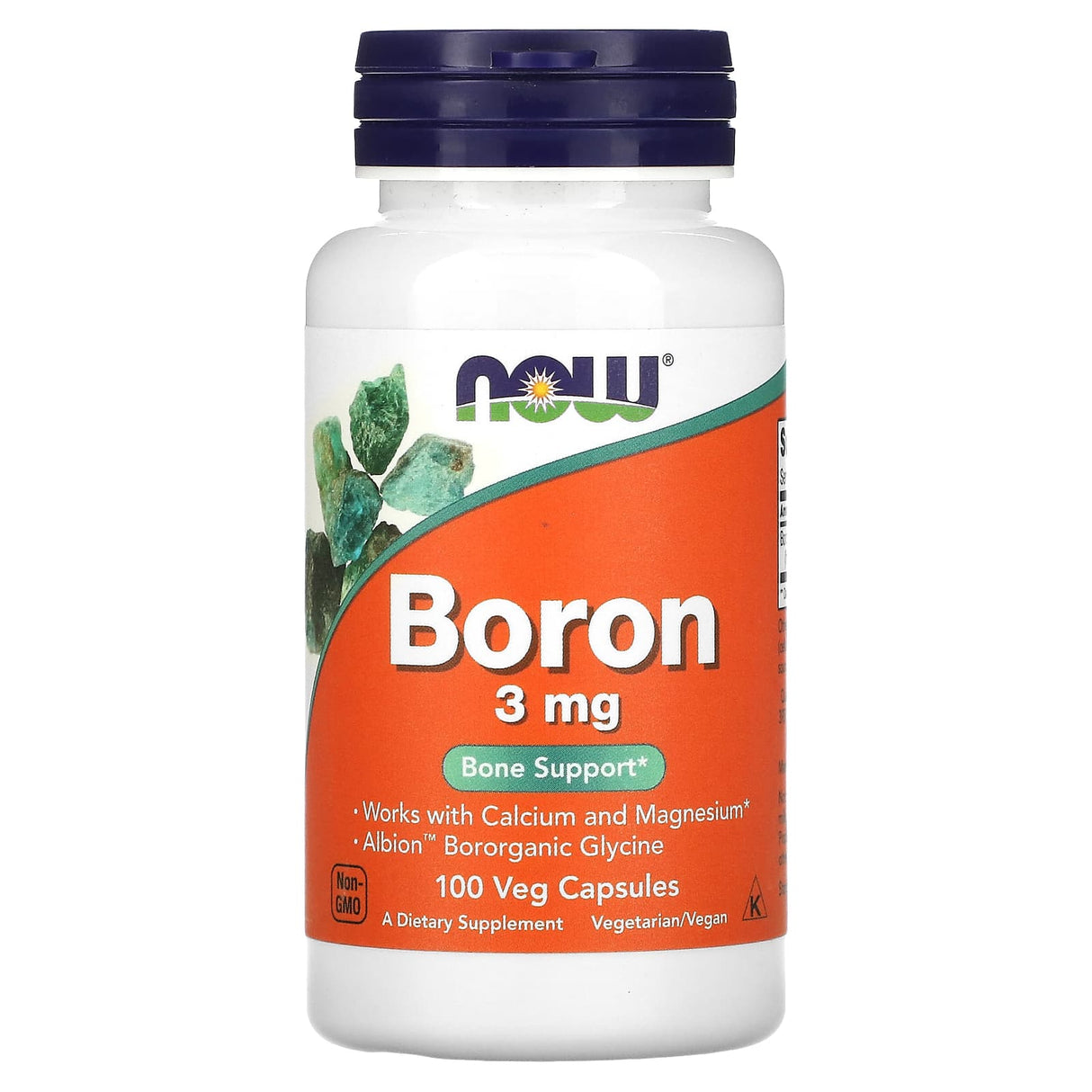 Now Boron, 3 mg, 100 Veggie Capsules - Now