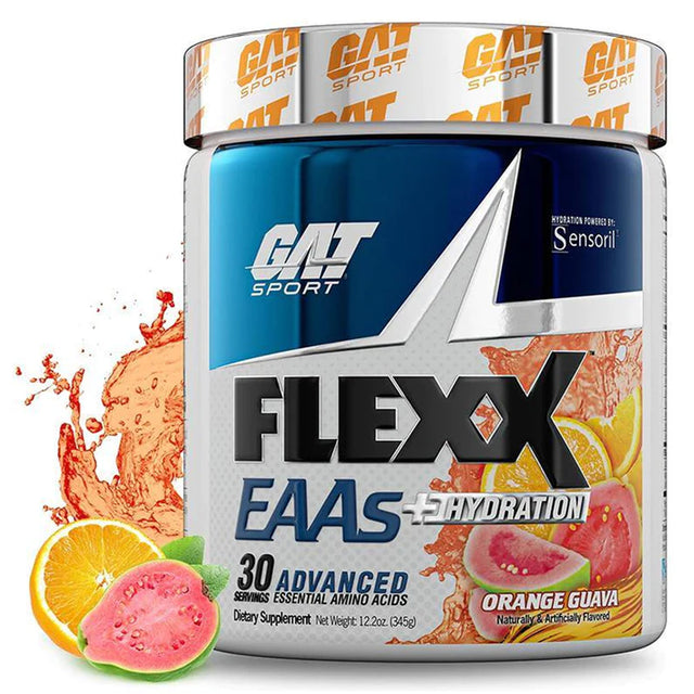 GAT Sport Flexx EAAs, Orange Guava, 30 Servings - GAT Sport