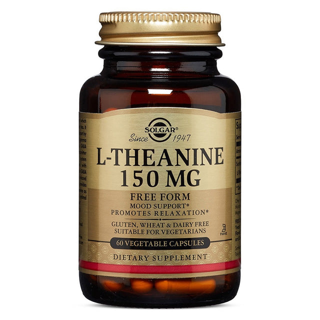 Solgar L-Theanine, 150 mg, 60 Veggie Capsules - Solgar