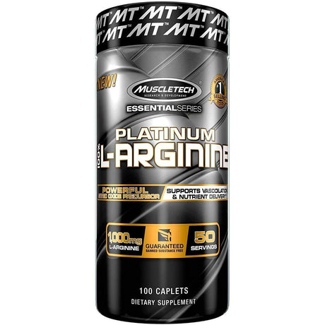 Platinum L-arginine Muscletech, 100 Caplets - Muscletech