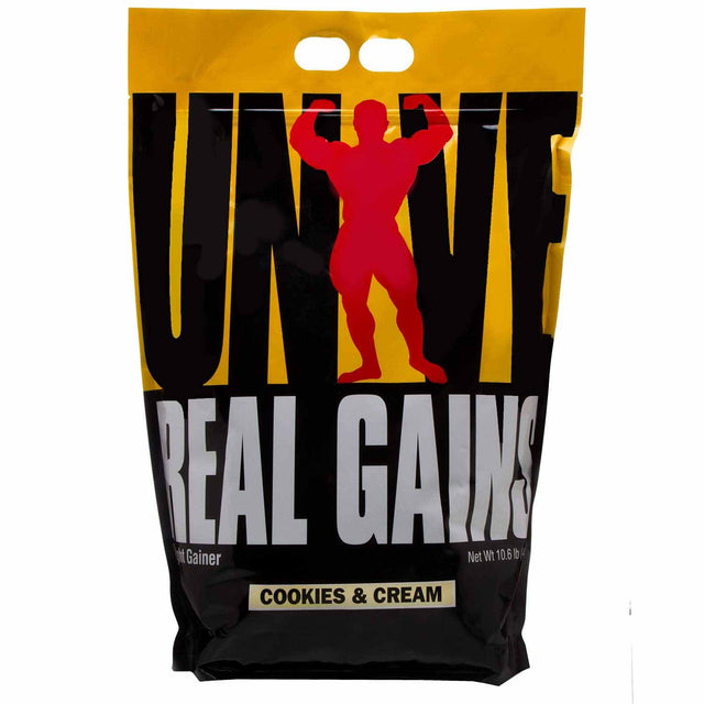 Universal Nutrition Real Gains, 10.6 Lb, Cookies and Cream - Universal Nutrition