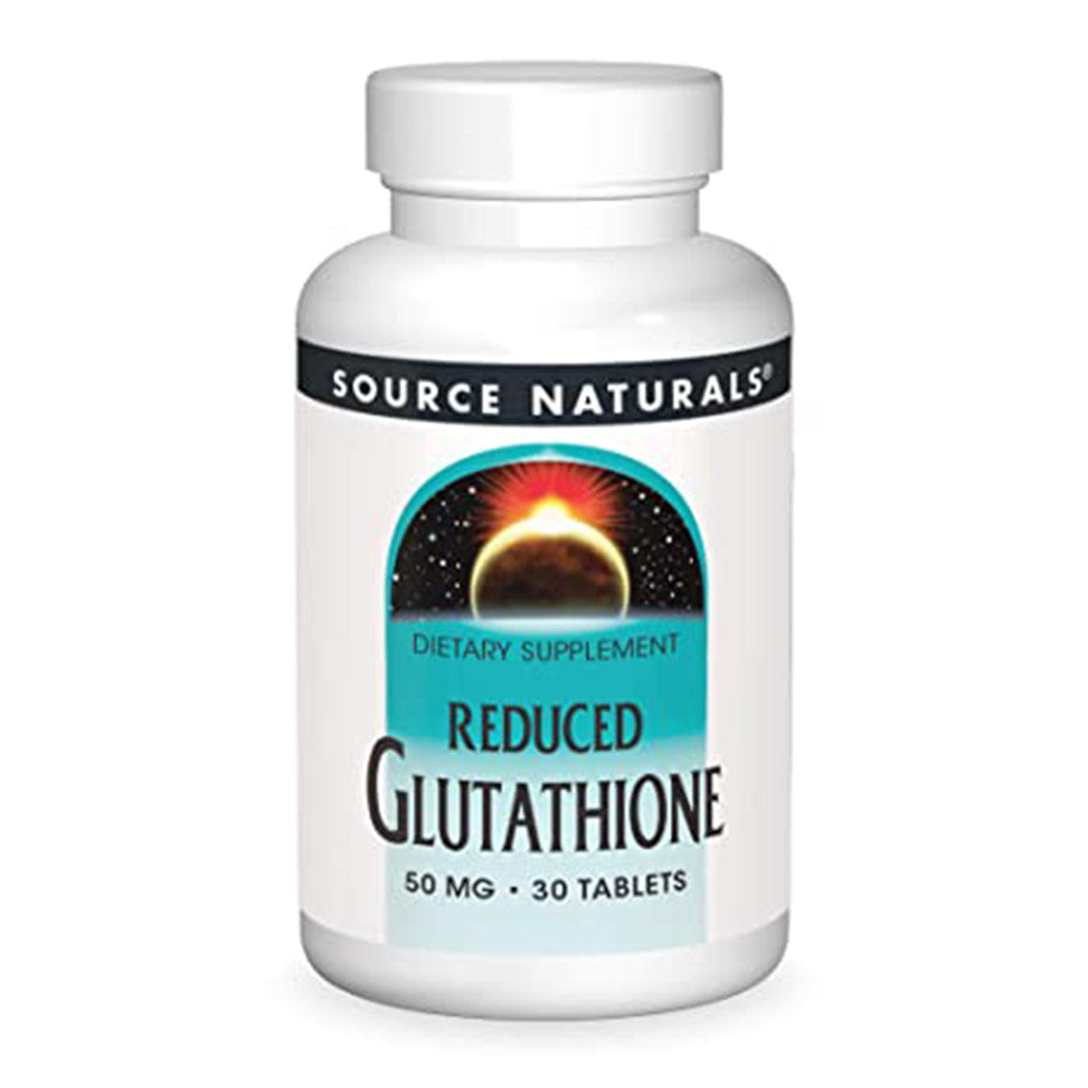 Reduced Glutathione, 50 mg, 30 Tablets - Source Naturals - Source Naturals