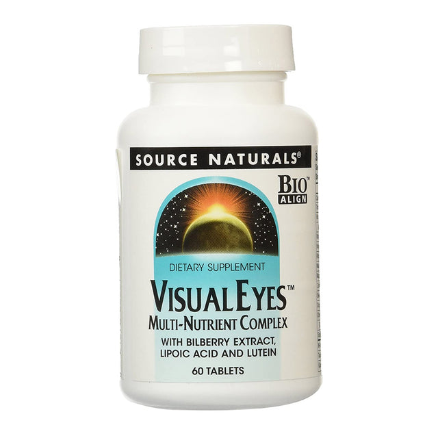 Source Naturals Multi Nutrient Complex Visual Eyes, 60 Tablets - Source Naturals